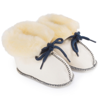 Baby-Lammfellschuhe 
